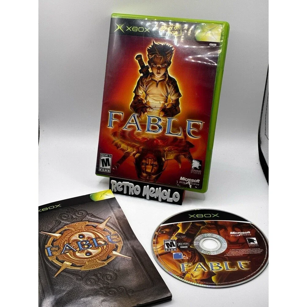Fable for Original Microsoft Xbox Black Label Complete In Box